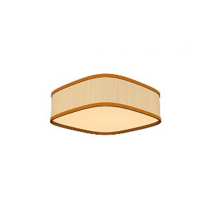 Plafon Palha Leve Lamé PL7017 Classic Lar 70cm 8x E27 – Ref. 1304