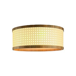 Plafon Palha Sextavada P3517 Classic Lar 35cm 2x E27 – Ref. 1369