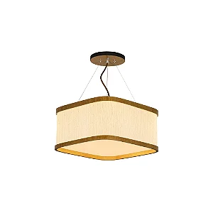 Pendente Soft Lamé C3517 Classic Lar 35x35cm 3x E27 – Ref. 1191
