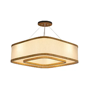 Pendente Soft Anel Lamé C5517 Classic Lar 55x55cm 8x E27 – Ref. 1194
