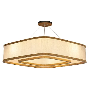 Pendente Soft Anel Lamé C7017 Classic Lar 70x70cm 8x E27 – Ref. 1204
