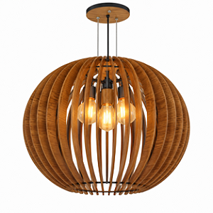 Pendente Esfera 60 Classic Lar 60cm 3x E27 – Ref. 1385
