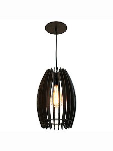 Pendente Tambor 20 Classic Lar 30x20cm E27 – Ref. 1012