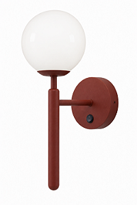 (Pintura) Arandela Golden Art Blue Bola 12cm G9 P812PI