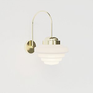 (Latão - Especiais) Arandela Golden Art Escada Ø23cm em E27 P933-23LT