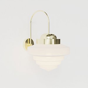(Latão) Arandela Golden Art Escada Ø30cm em  E27 P933-30LT