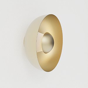 (Latão) Arandela Golden Art Kizz LED 9W 3000K 24x34cm P2444PILT