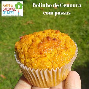 Bolinho de Cenoura sem açúcar