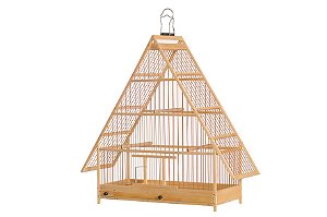 0062- Gaiola Chalé 38cm - Nº2 - Malha Fina