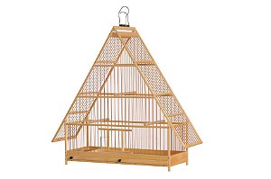 0063- Gaiola Chalé 44cm - Nº3 - Malha Fina