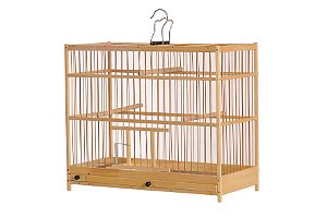 0082- Gaiola Quadrada 38cm - Nº2 - Malha Fina