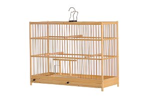 0083- Gaiola Quadrada 44cm - Nº3 - Malha Fina