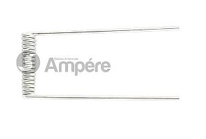 0410- Mola Aço Inox 1,5cm Para Gaiola - Kit Com 10 Unidades
