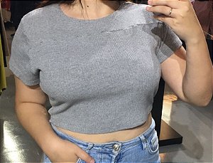 Cropped Cinza