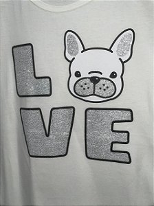 Camiseta Infantil Bulldog Love