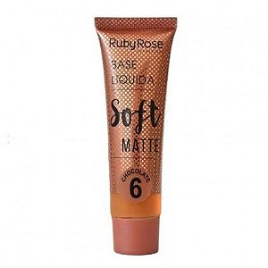 Base Soft Matte Cores Escuras Ruby Rose Chocolate