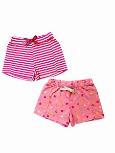 Kit 2 Shorts Infantil 