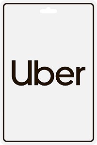 Cartão Uber R$25 Reais Pré - Pago Vale Presente App - CÓDIGO DIGITAL