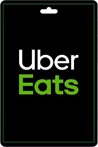 Cartão Uber Eats R$25 Reais Pré - Pago Vale Presente App - CÓDIGO DIGITAL