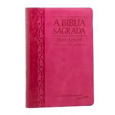 Bíblia Letra Gigante Hiper Legível Morango Cereja