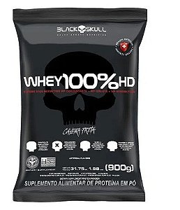 REFIL WHEY 100% HD CAVEIRA PRETA - BLACK SKULL