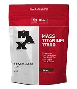 REFIL MASS TITANIUM 17500 3,0 KG - MAX TITANIUM