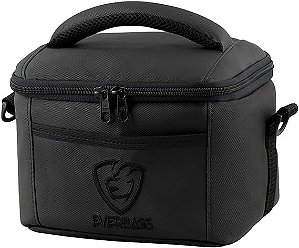 BOLSA FIT LANCHEIRA BLACK LUXO - EVERBAGS