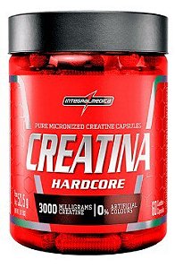 CREATINA MICRONIZADA HARDCORE 60 CPS - INTEGRAL MÉDICA