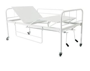 Cama Fawler Man.Tubular C/ Rod.E Grade- 2 Manivel - RENOVAR