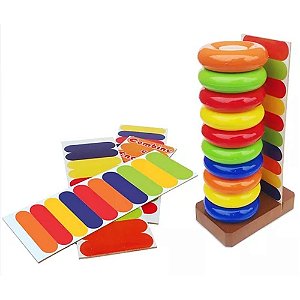 Jogo Brinquedo Educativo Pedagógico +3 Anos 15 Pcs Toyster Descobrindo as  Cores 2032 - Impherial Shop