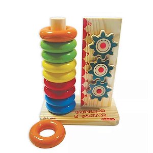 Jogo Brinquedo Educativo Pedagógico +3 Anos 15 Pcs Toyster Descobrindo as  Cores 2032 - Impherial Shop
