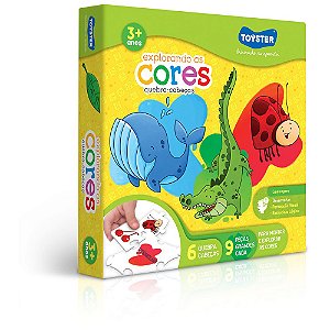 Jogo Brinquedo Educativo Pedagógico +3 Anos 15 Pcs Toyster Descobrindo as  Cores 2032 - Impherial Shop