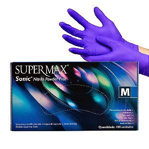 Luva Nitrílica Supermax Sonic – 100 Und