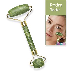 Rolo Massageador Facial - Pedra Jade