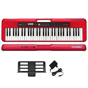 Teclado 61 Teclas Casio Casiotone CT-S200 5/8 Vermelho - Krunner