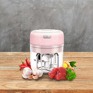 Moedor Triturador De Alho Elétrico Recarregável Usb Bivolt (A PRONTA ENTREGA)