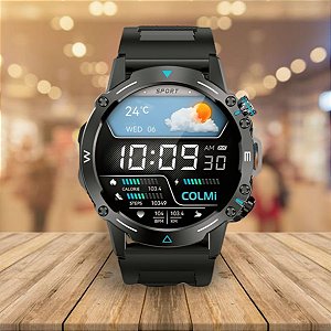 Colmi M42 Smartwatch para Homens e Mulheres, 1.43 "Display AMOLED, 100 Modos Esportivos, Chamada por Voz, Grau Militar, Touch Watch