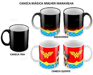 CANECA MÁGICA MULHER MARAVILHA