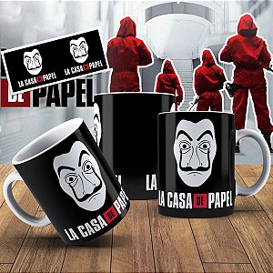 CANECA LA CASA DE PAPEL