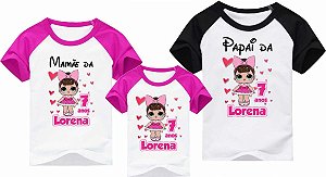 KIT DE CAMISETAS ANIVERSÁRIO