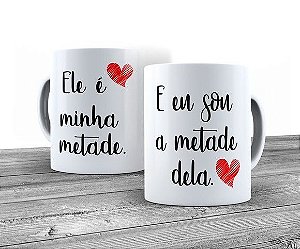 Caneca "Minha Metade"