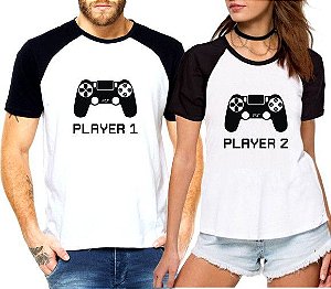 kit de camisetas Casa Game Play 1  e Play 2