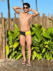 Sunga Middle Amarela - Tradicional