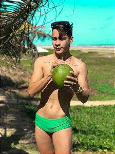 Sunga Verde Bandeira - TRADICIONAL