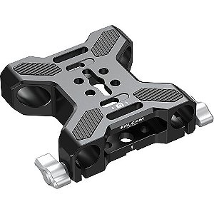 Falcam 3306 - Placa de base com haste duplos de 15mm