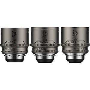 Dzofilm Arcana Anamorphic Prime Kit 3 Lentes (ARRI PL, Titanium)