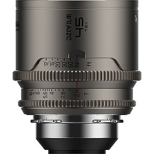 Lente Prime Anamórfica DZOFilm Arcana 45mm (ARRI PL, Titânio)
