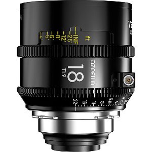 DZOFilm lente Vespid2 18mm T1.9 Prime (ARRI PL, Feet) Pré-venda