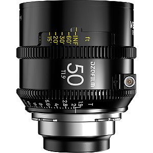 DZOFilm Lente Vespid2 50mm T1.9 Prime (ARRI PL, Feet) Pré-venda