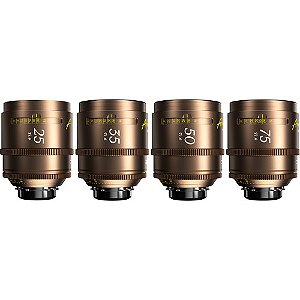 DZOFilm Kit 4 Lentes Arles Lustre T1.6 FF/VV Cinema Prime (ARRI PL) Pré-venda